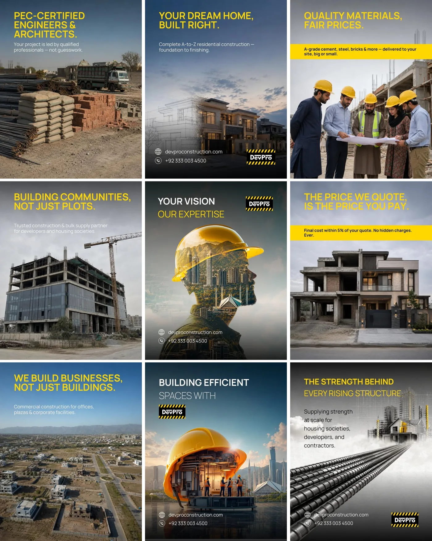 DevPro, Construction